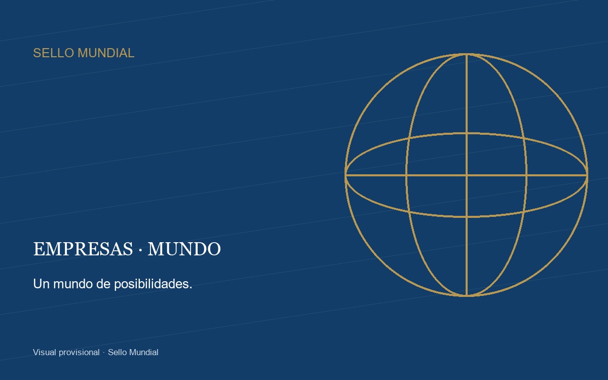 Sello Mundial · visual provisional